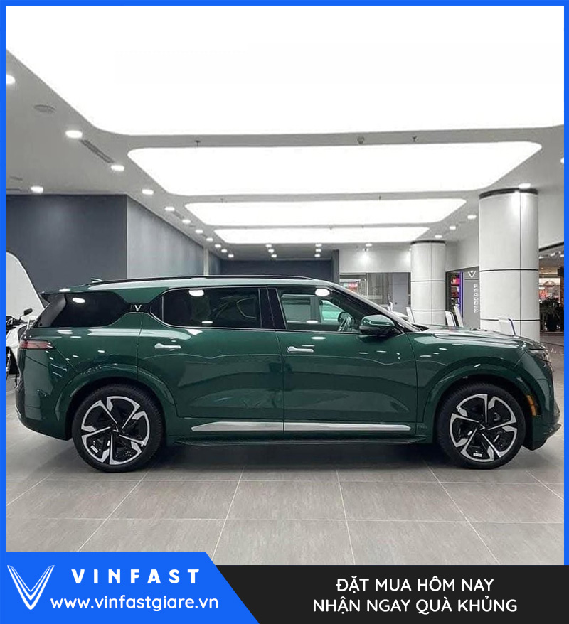 Vinfast VF9 Plus màu xanh rêu