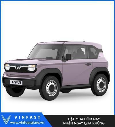 Vinfast VF3 Màu Hồng Tím Giá Lăn Bánh Thông Số Tính Năng