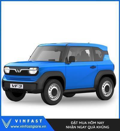 Vinfast VF3 Màu Xanh Dương Đậm Giá Lăn Bánh Thông Số Tính Năng