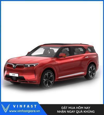 Vinfast VF9 Eco/ Plus Màu Đỏ Giá Lăn Bánh Thông Số Tính Năng